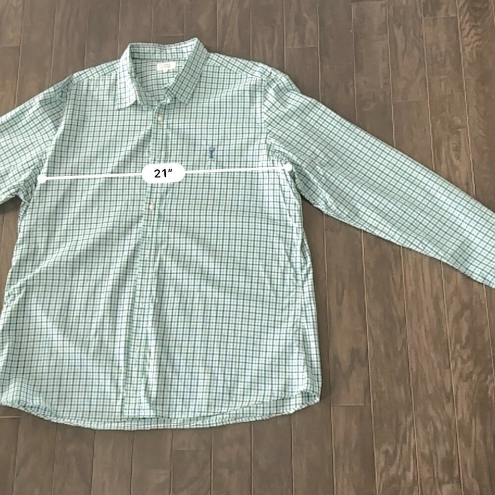 Green, White & Blue XXL Check Next Shirt  100% Cotton - Picture 4 of 10